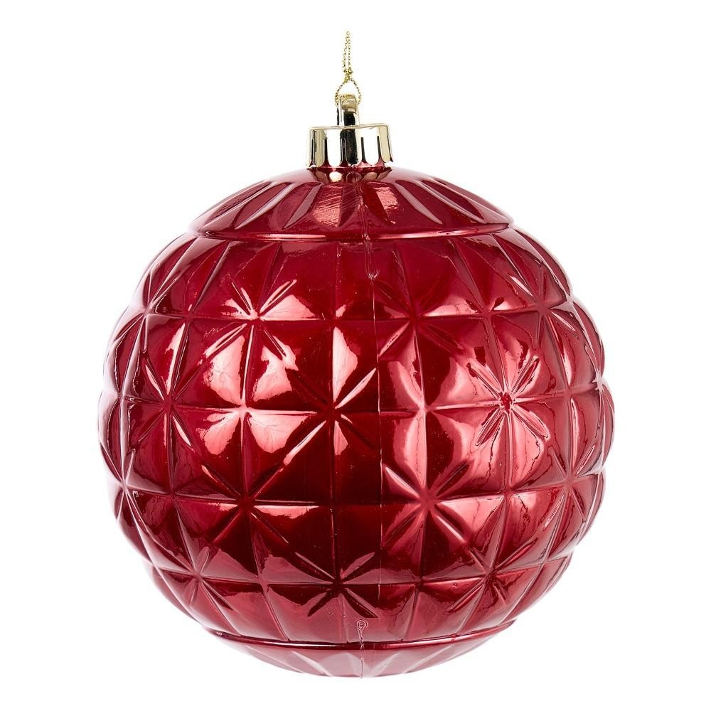 SFERA PLASTICA CM.15 ROSSO